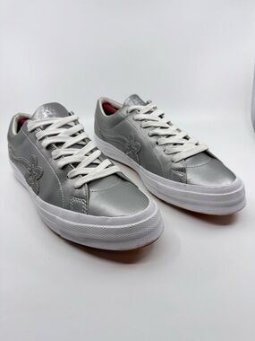 Converse Golf Le Fleur Ox 3M Color Silver/White. SZ 11